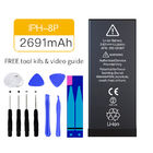 Mobile Phone 2691mAh Iphone 8 Plus Battery Replacement 12 Months Warranty